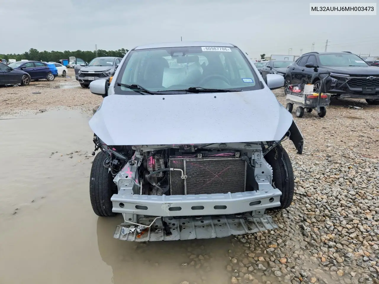 2021 Mitsubishi Mirage Es VIN: ML32AUHJ6MH003473 Lot: 60987786