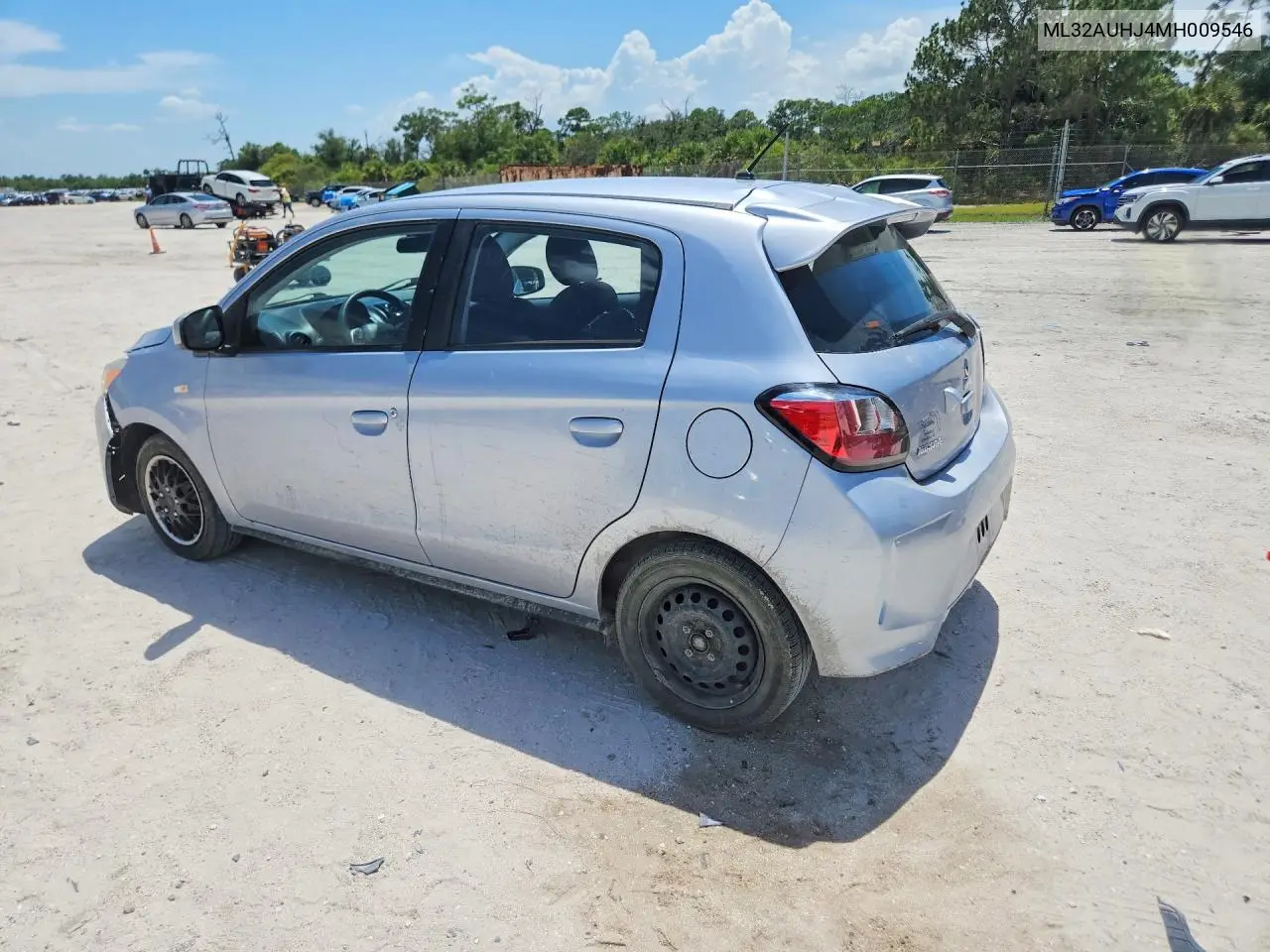 2021 Mitsubishi Mirage Es VIN: ML32AUHJ4MH009546 Lot: 61758376
