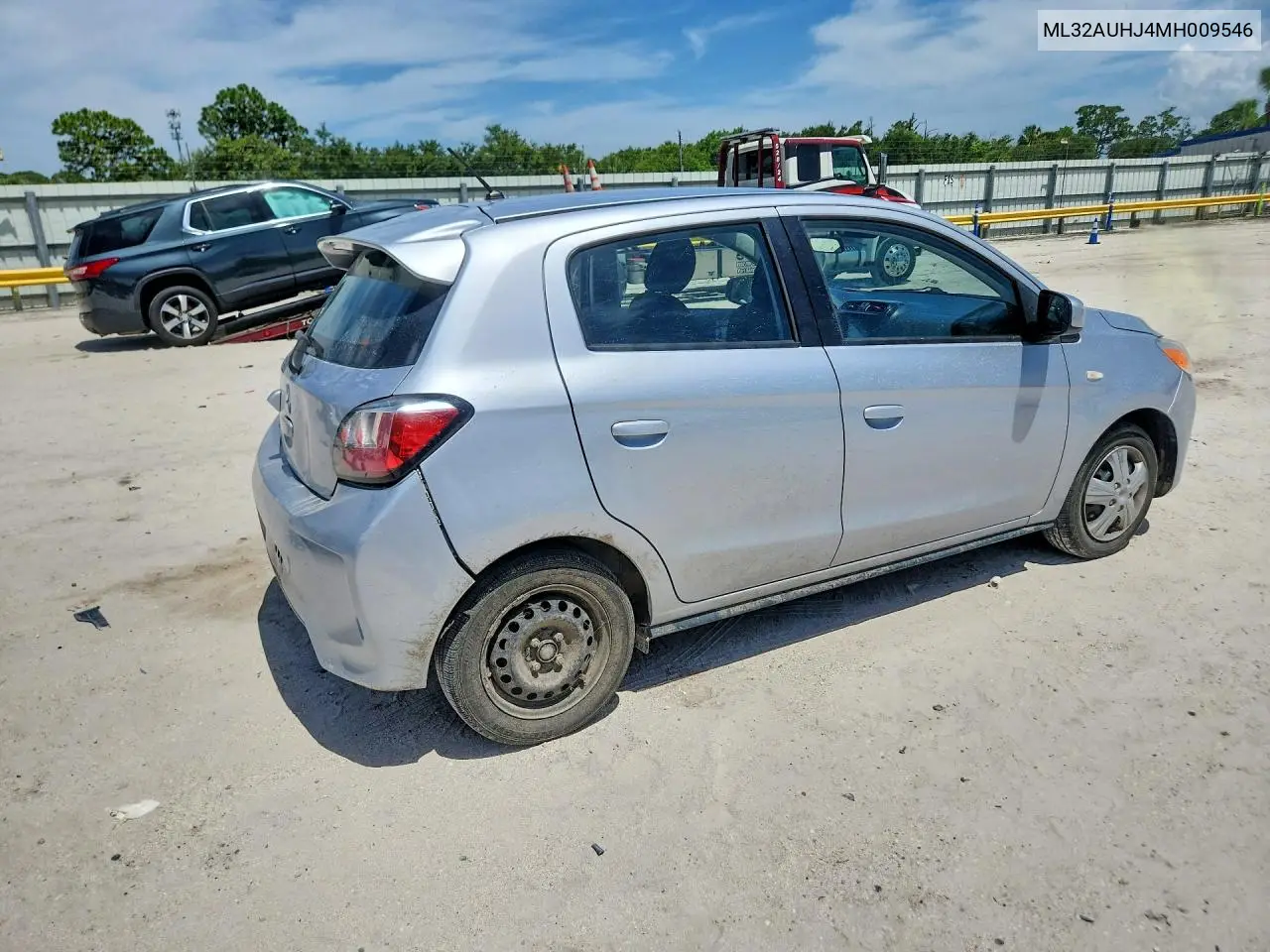 2021 Mitsubishi Mirage Es VIN: ML32AUHJ4MH009546 Lot: 61758376