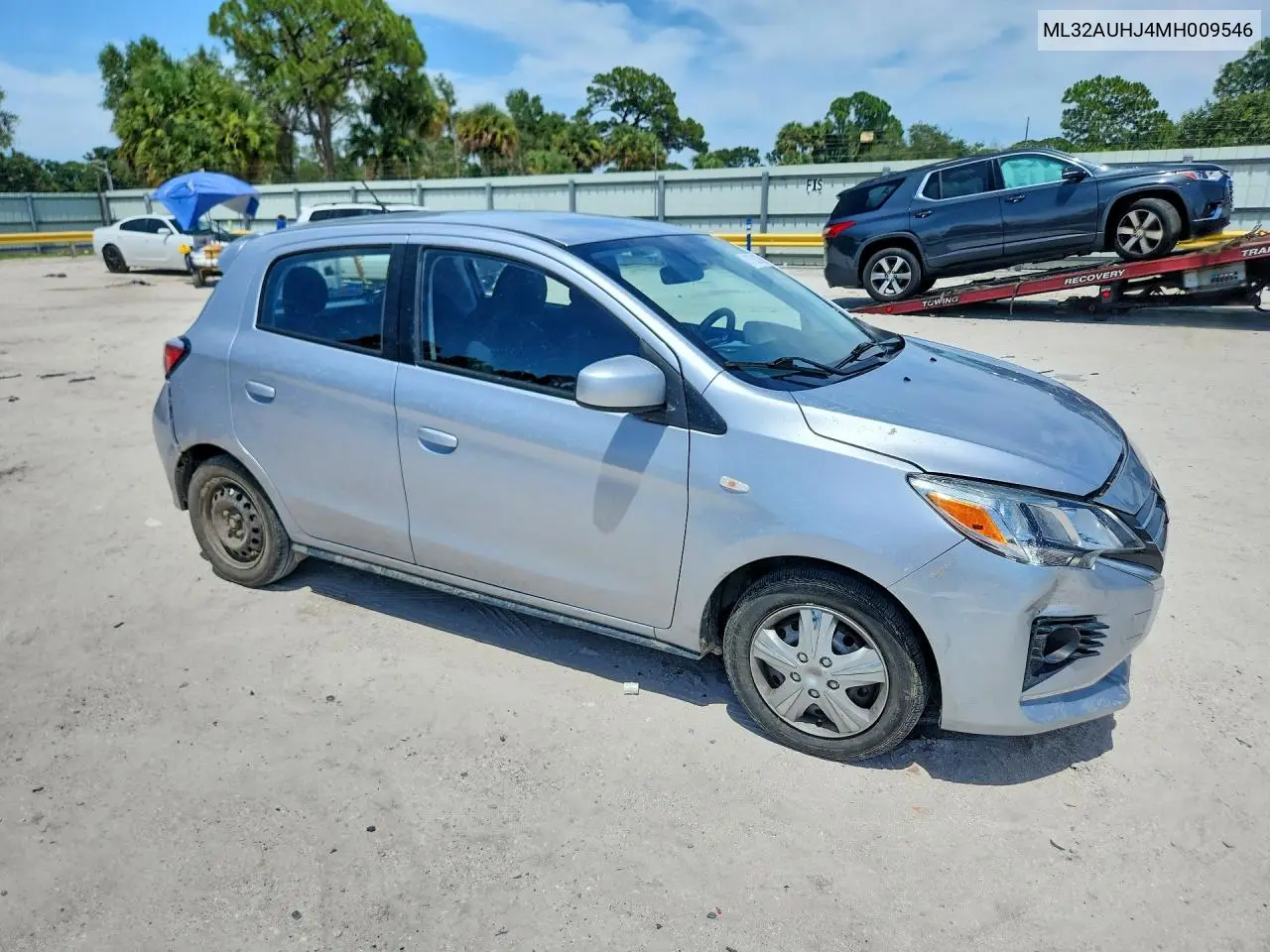 2021 Mitsubishi Mirage Es VIN: ML32AUHJ4MH009546 Lot: 61758376