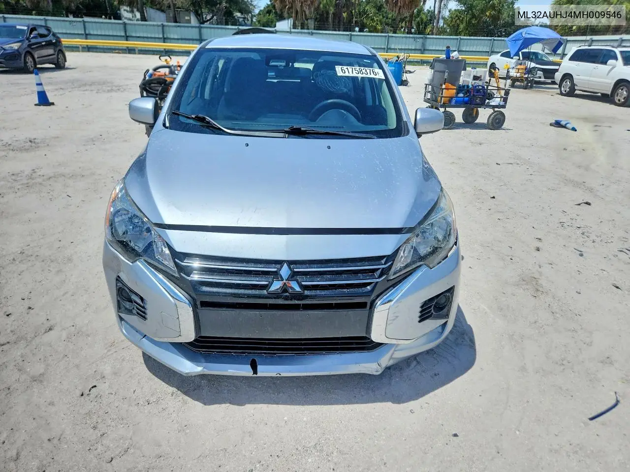 2021 Mitsubishi Mirage Es VIN: ML32AUHJ4MH009546 Lot: 61758376