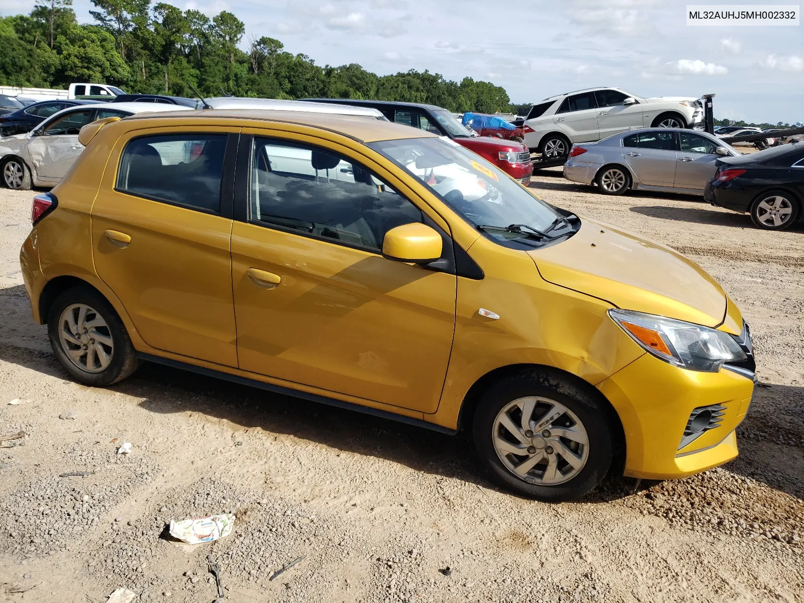 2021 Mitsubishi Mirage Es VIN: ML32AUHJ5MH002332 Lot: 63147864