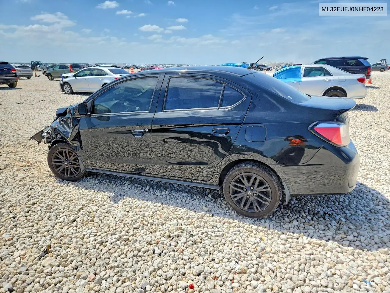 2022 Mitsubishi Mirage G4 Es VIN: ML32FUFJ0NHF04223 Lot: 58570496