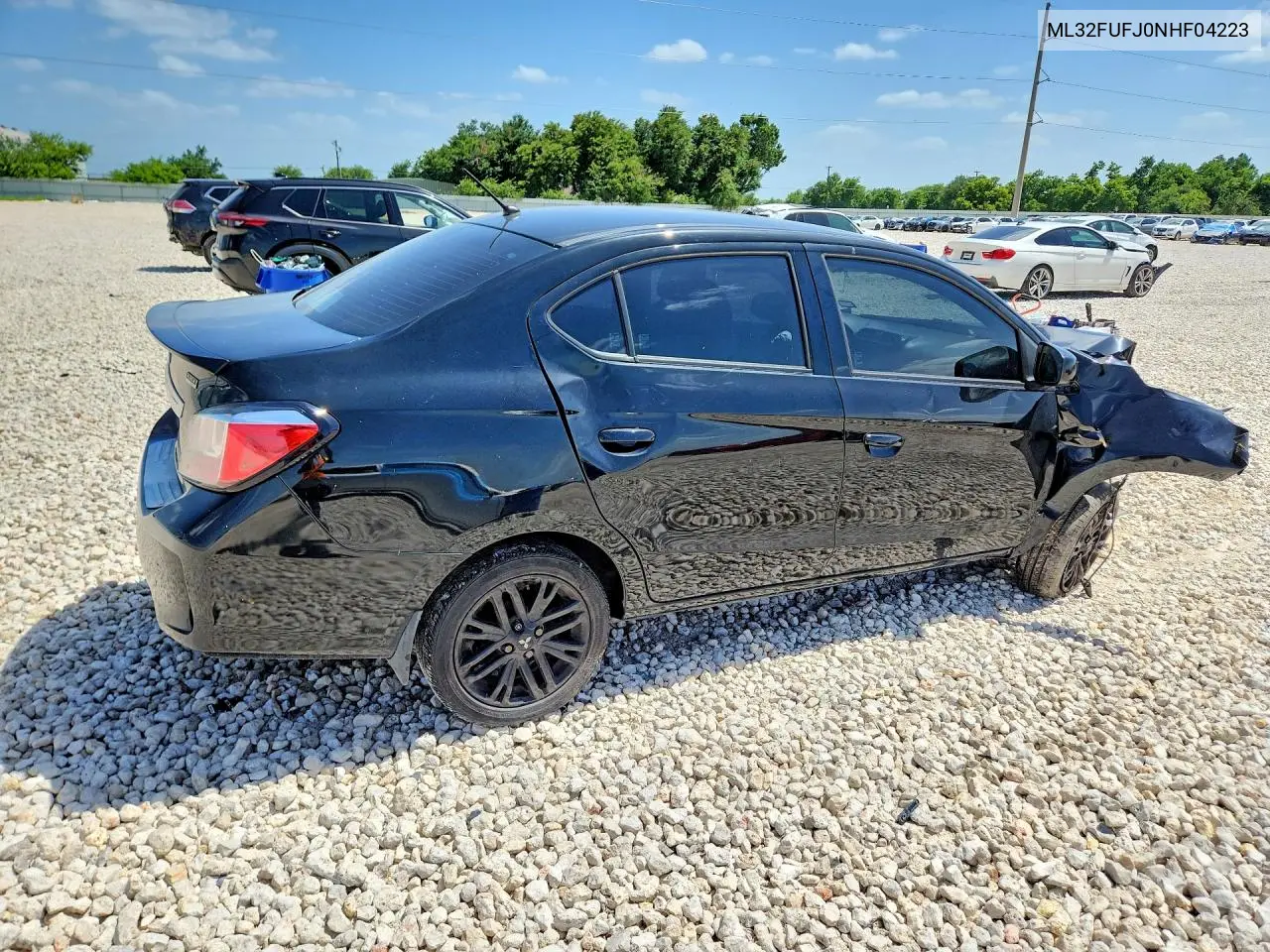 2022 Mitsubishi Mirage G4 Es VIN: ML32FUFJ0NHF04223 Lot: 58570496