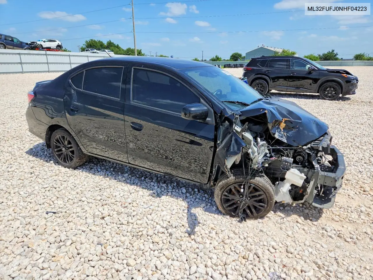 2022 Mitsubishi Mirage G4 Es VIN: ML32FUFJ0NHF04223 Lot: 58570496