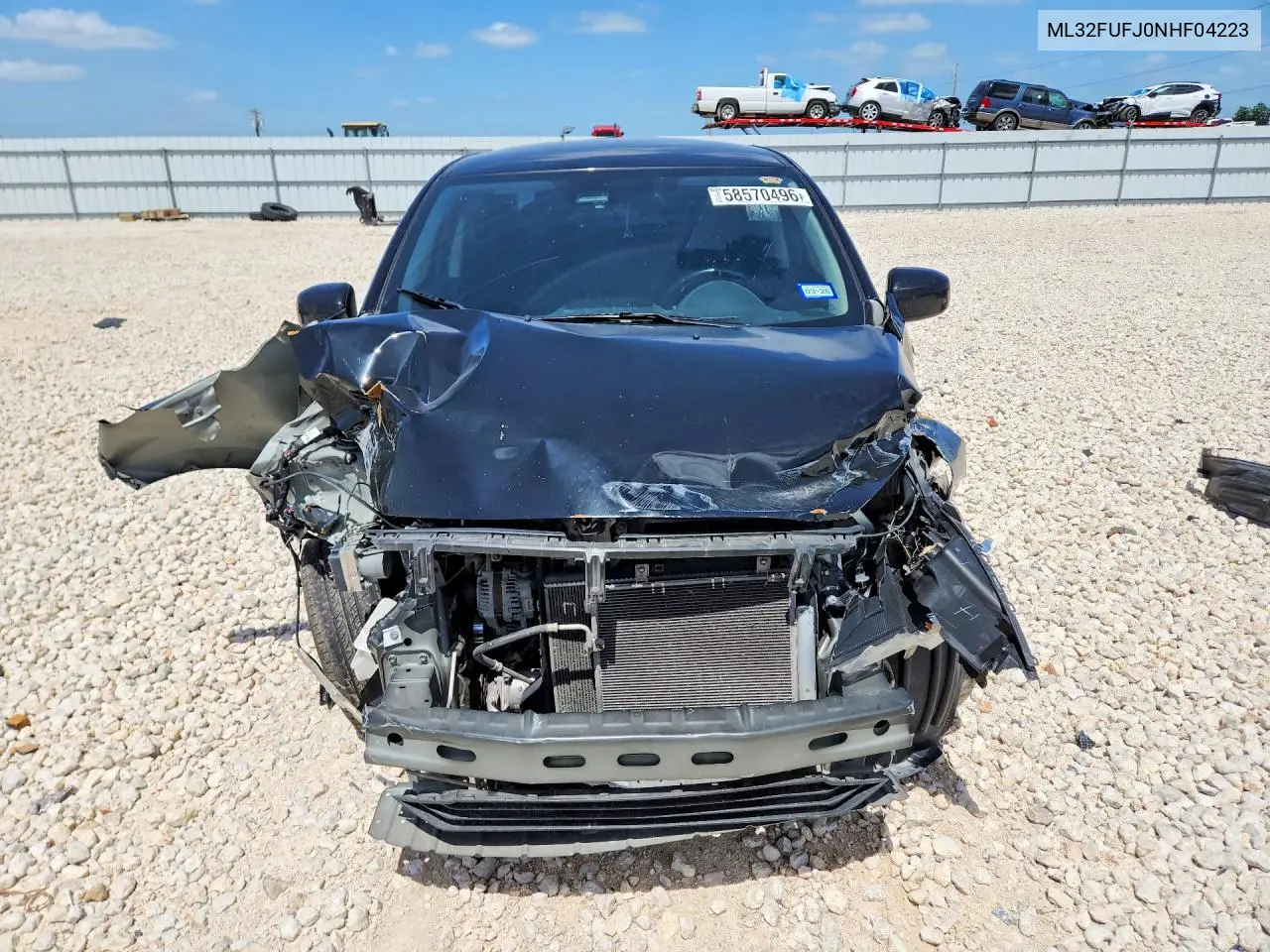 2022 Mitsubishi Mirage G4 Es VIN: ML32FUFJ0NHF04223 Lot: 58570496