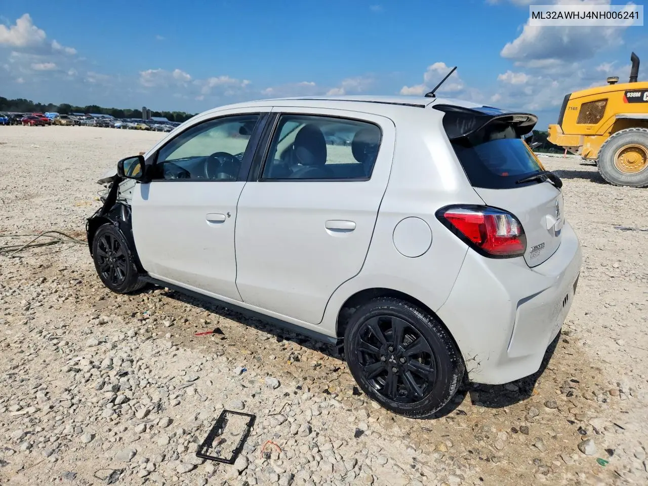 2022 Mitsubishi Mirage Se VIN: ML32AWHJ4NH006241 Lot: 59773936