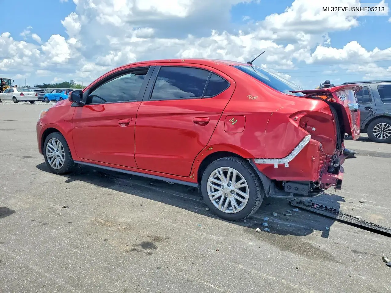 2022 Mitsubishi Mirage G4 Se VIN: ML32FVFJ5NHF05213 Lot: 59956516