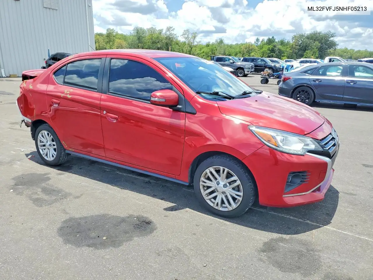 2022 Mitsubishi Mirage G4 Se VIN: ML32FVFJ5NHF05213 Lot: 59956516