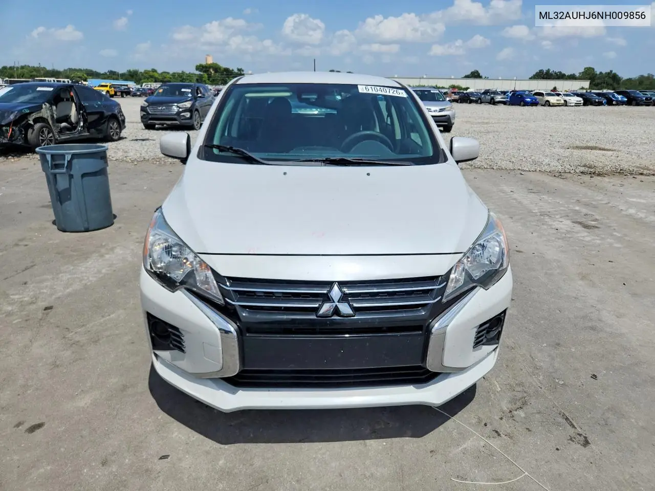 2022 Mitsubishi Mirage Es VIN: ML32AUHJ6NH009856 Lot: 61040726