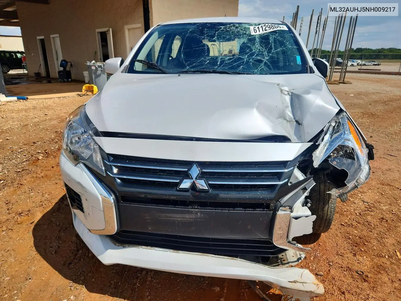 2022 Mitsubishi Mirage Es VIN: ML32AUHJ5NH009217 Lot: 61129806