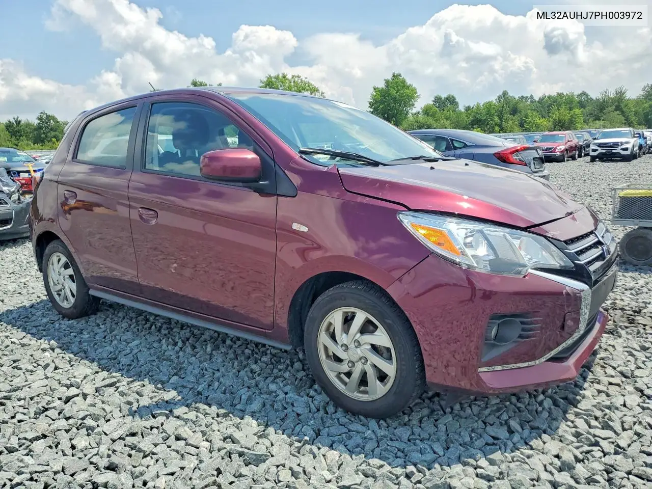 2023 Mitsubishi Mirage Es VIN: ML32AUHJ7PH003972 Lot: 60119436
