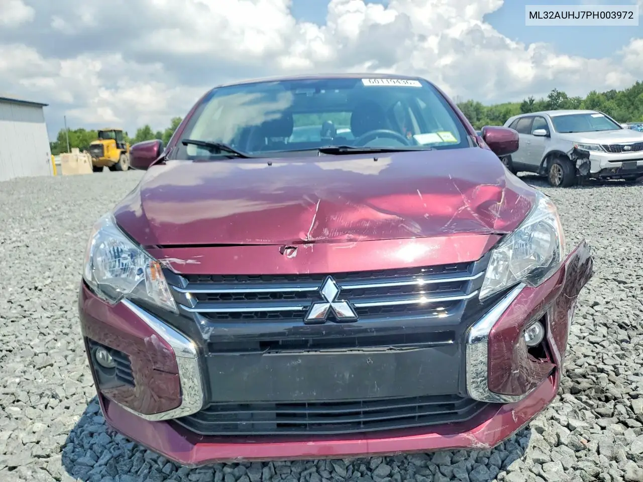 2023 Mitsubishi Mirage Es VIN: ML32AUHJ7PH003972 Lot: 60119436
