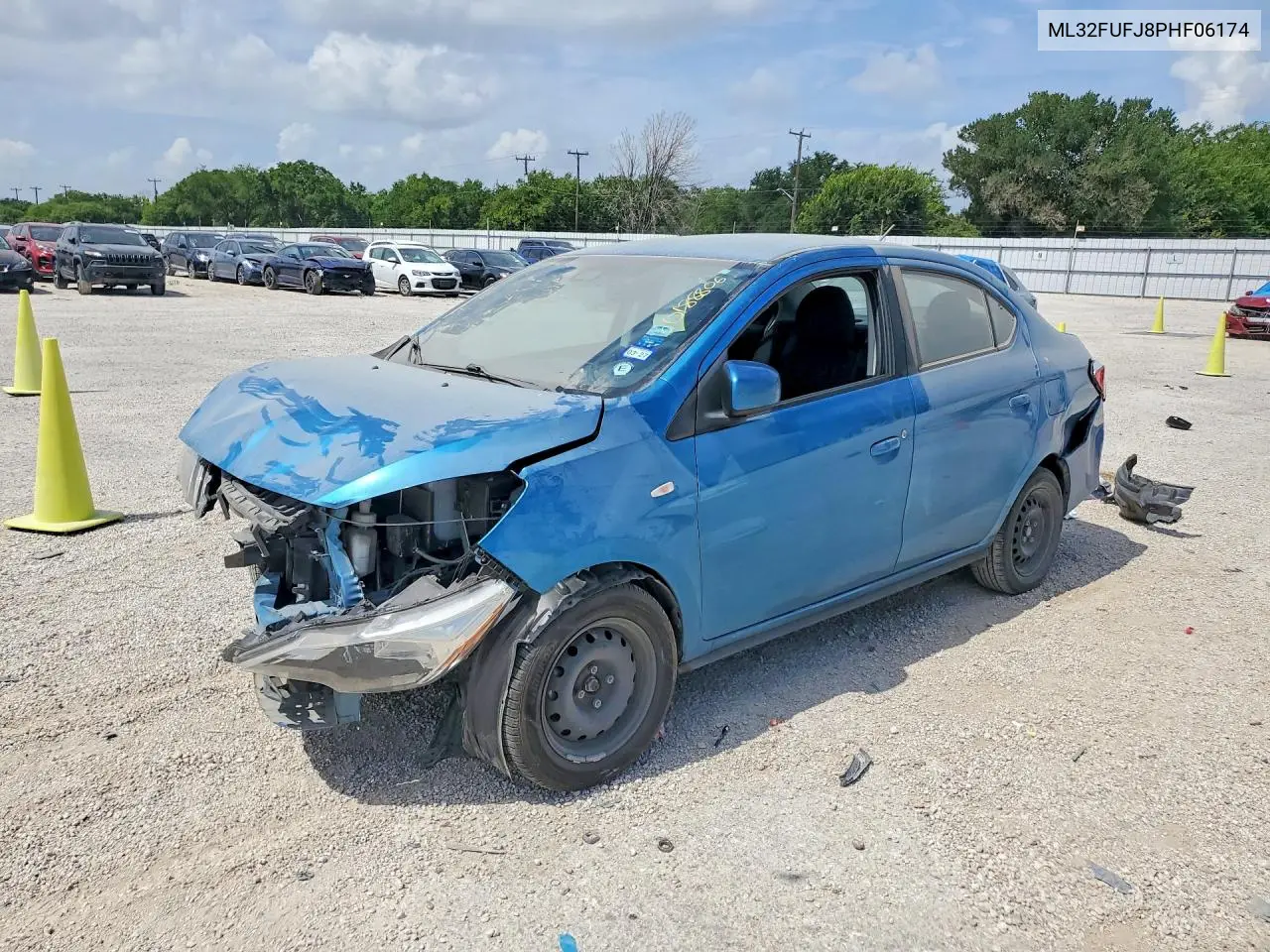 2023 Mitsubishi Mirage G4 Es VIN: ML32FUFJ8PHF06174 Lot: 60188806