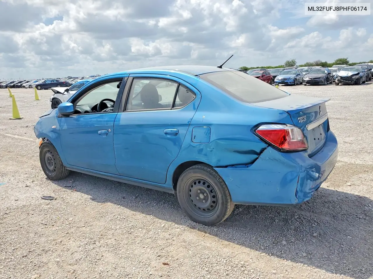 2023 Mitsubishi Mirage G4 Es VIN: ML32FUFJ8PHF06174 Lot: 60188806
