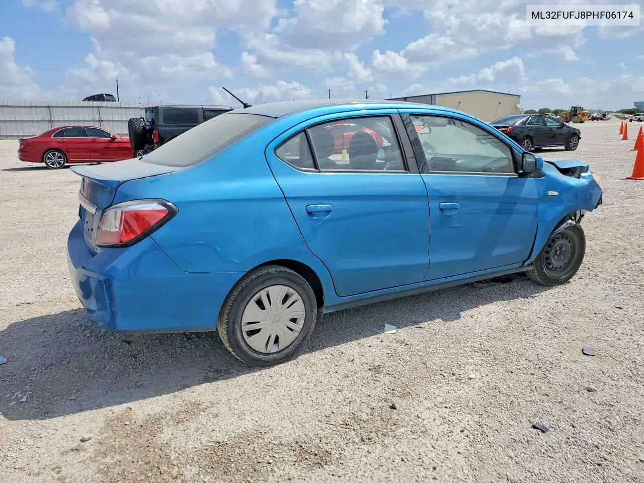 2023 Mitsubishi Mirage G4 Es VIN: ML32FUFJ8PHF06174 Lot: 60188806