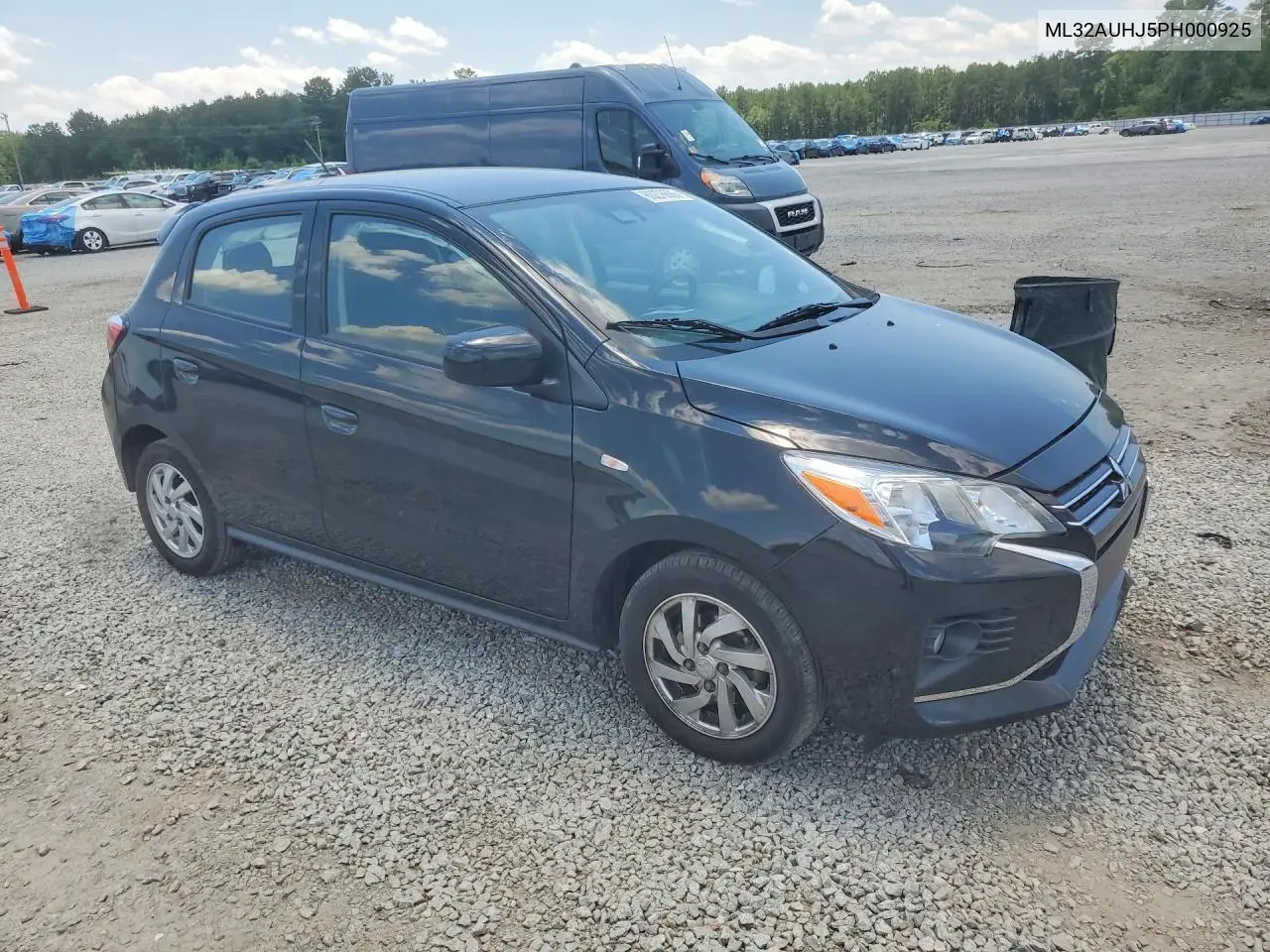 2023 Mitsubishi Mirage Es VIN: ML32AUHJ5PH000925 Lot: 60276686