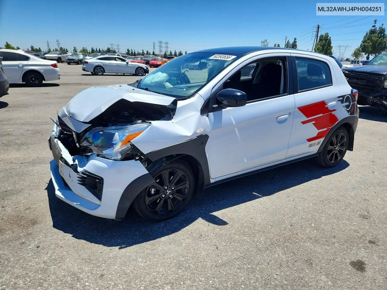 2023 Mitsubishi Mirage Se VIN: ML32AWHJ4PH004251 Lot: 60393656