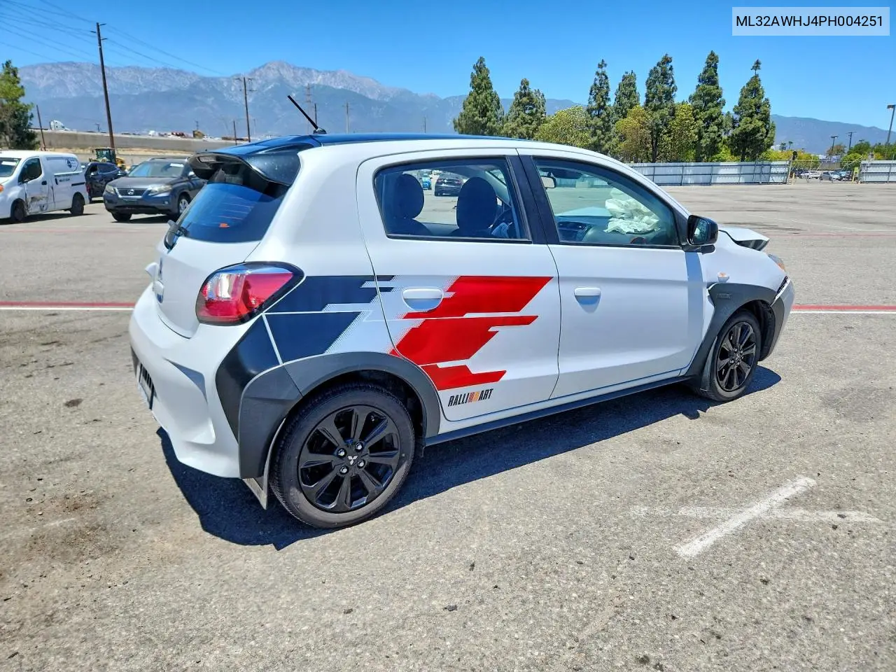 2023 Mitsubishi Mirage Se VIN: ML32AWHJ4PH004251 Lot: 60393656
