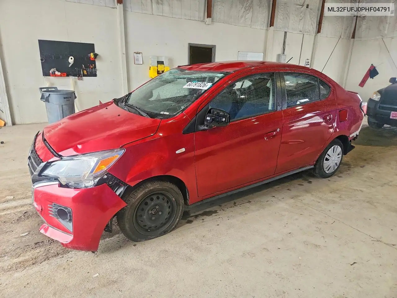 2023 Mitsubishi Mirage G4 Es/G4 Le/G4 Black Edition VIN: ML32FUFJ0PHF04791 Lot: 60791826