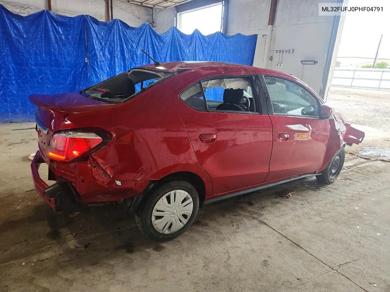 2023 Mitsubishi Mirage G4 Es/G4 Le/G4 Black Edition VIN: ML32FUFJ0PHF04791 Lot: 60791826