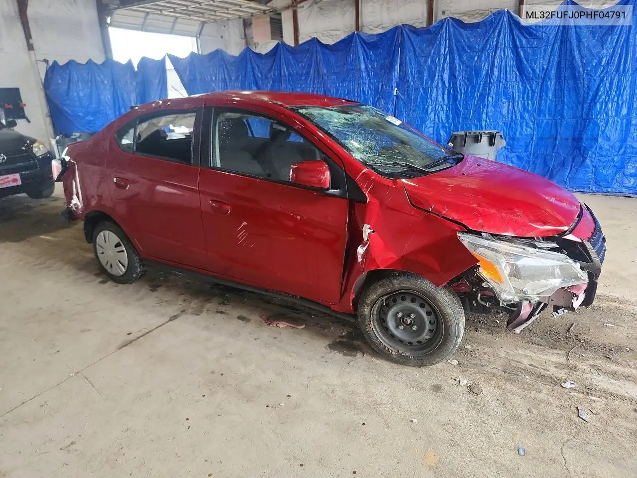2023 Mitsubishi Mirage G4 Es/G4 Le/G4 Black Edition VIN: ML32FUFJ0PHF04791 Lot: 60791826