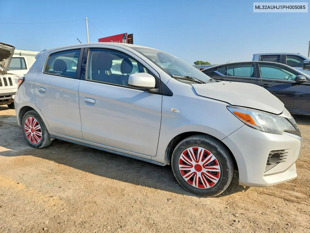 2023 Mitsubishi Mirage Es/Le VIN: ML32AUHJ1PH005085 Lot: 61288186