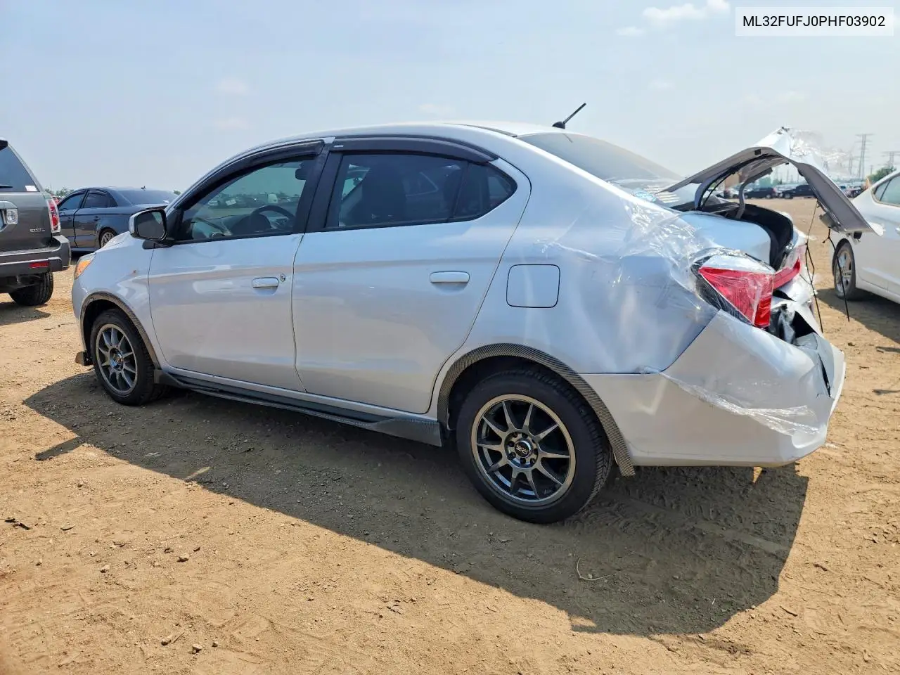 2023 Mitsubishi Mirage G4 Es VIN: ML32FUFJ0PHF03902 Lot: 61327296