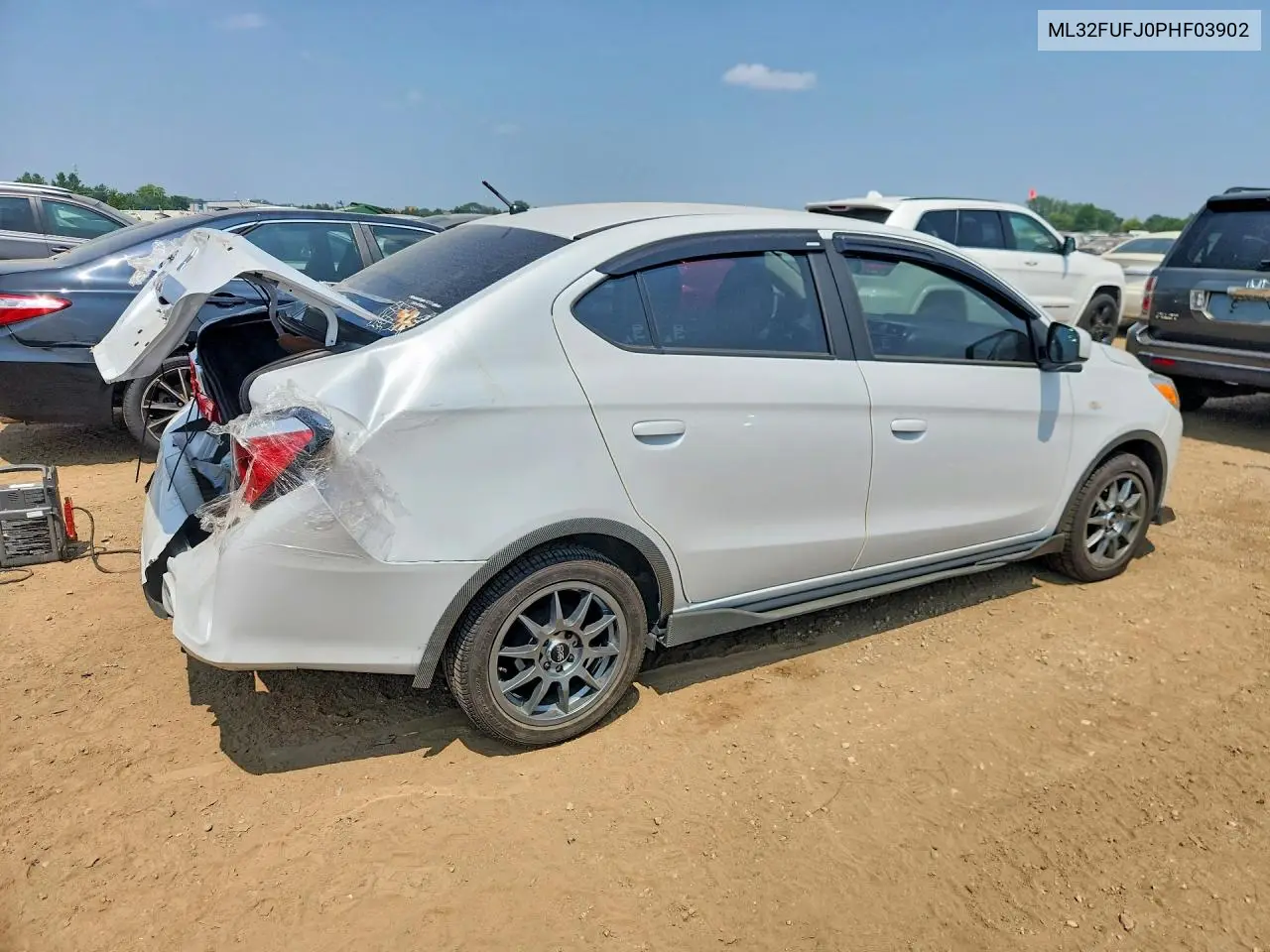 2023 Mitsubishi Mirage G4 Es VIN: ML32FUFJ0PHF03902 Lot: 61327296