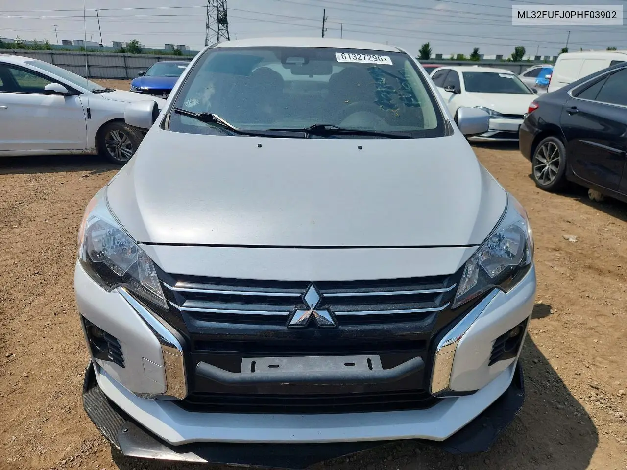 2023 Mitsubishi Mirage G4 Es VIN: ML32FUFJ0PHF03902 Lot: 61327296