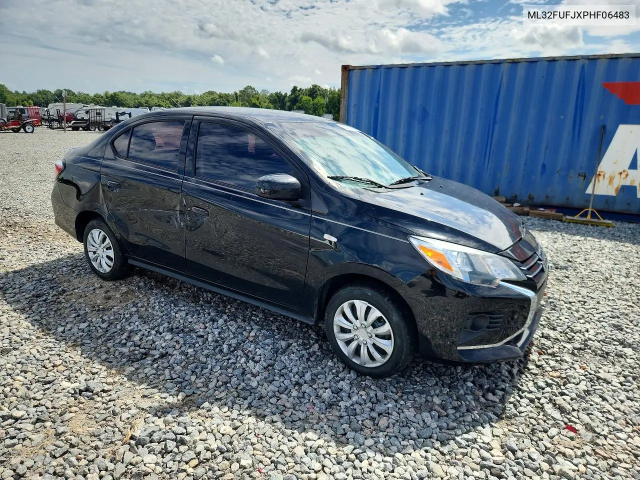 2023 Mitsubishi Mirage G4 Es VIN: ML32FUFJXPHF06483 Lot: 61414736