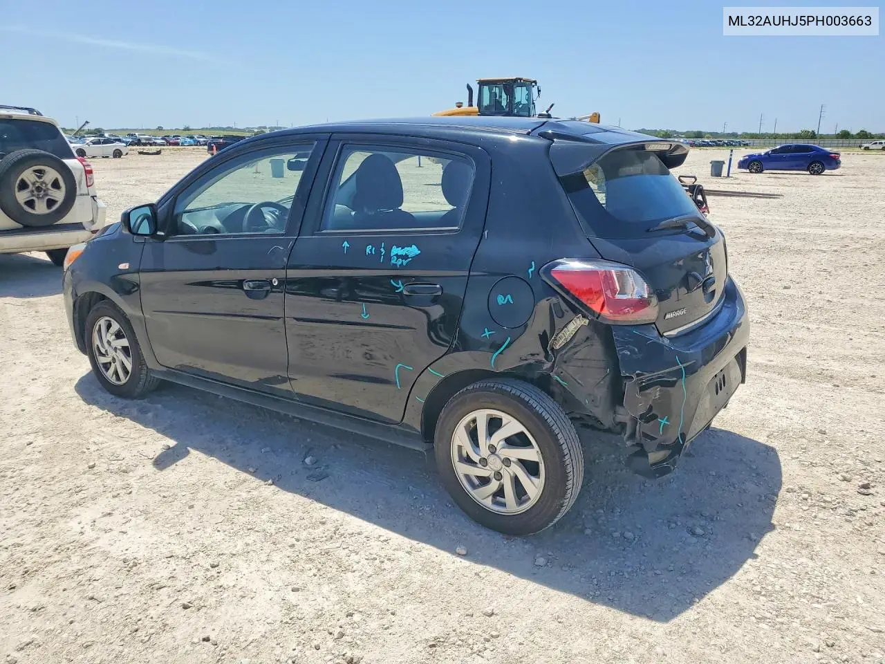 2023 Mitsubishi Mirage Es VIN: ML32AUHJ5PH003663 Lot: 61882046
