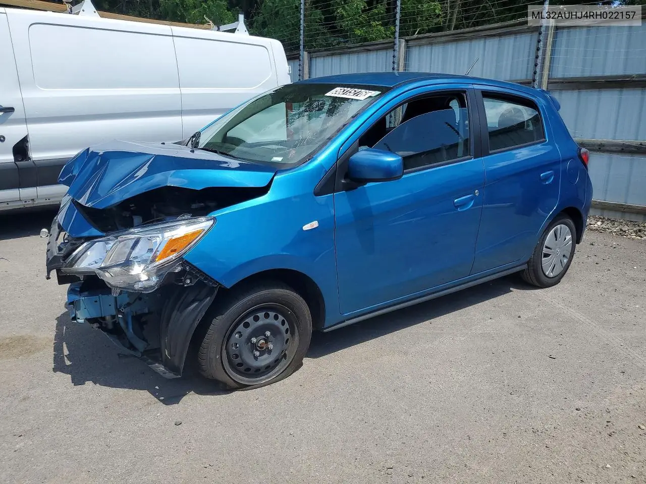 2024 Mitsubishi Mirage Es VIN: ML32AUHJ4RH022157 Lot: 56315276