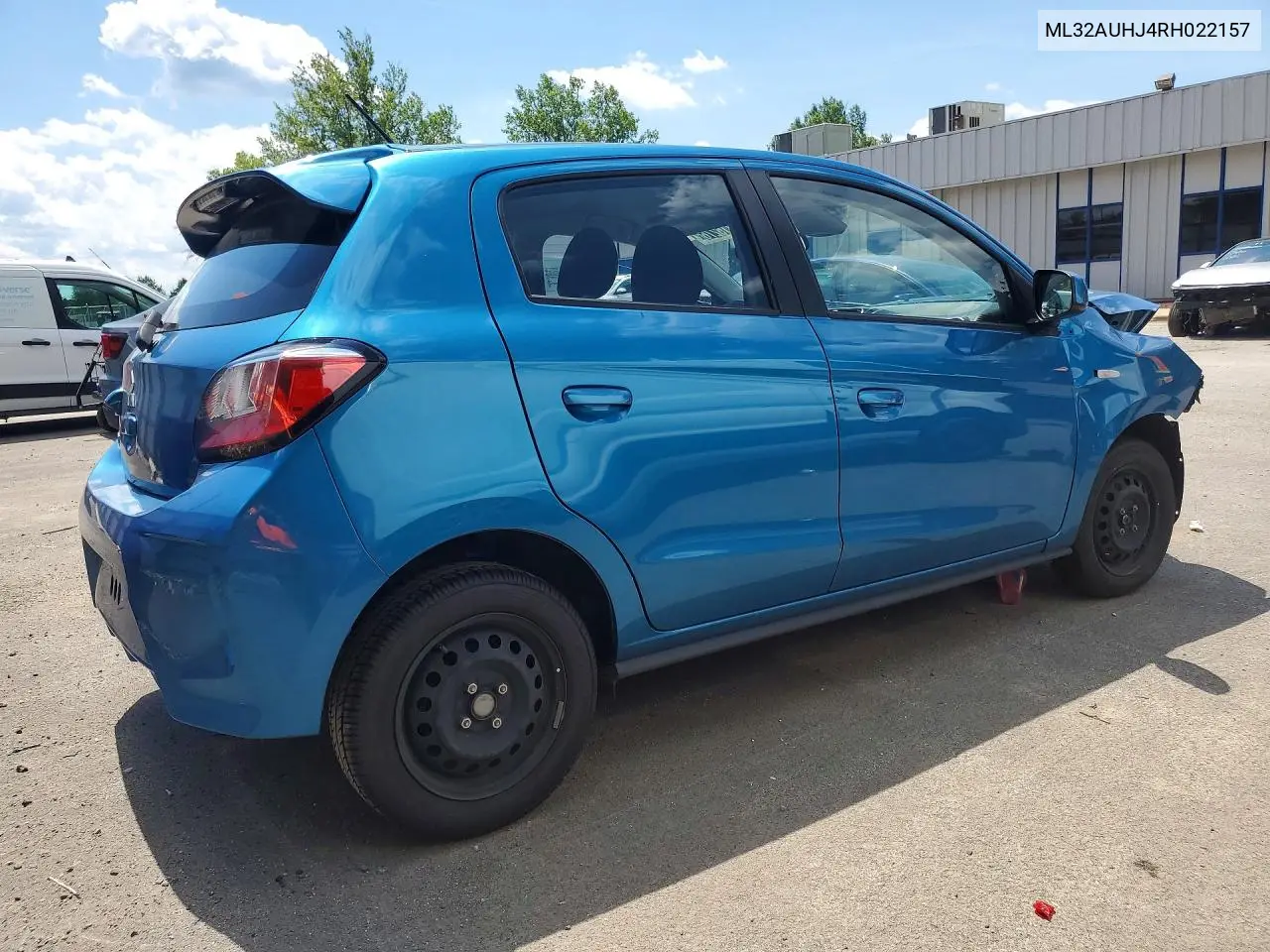 2024 Mitsubishi Mirage Es VIN: ML32AUHJ4RH022157 Lot: 56315276