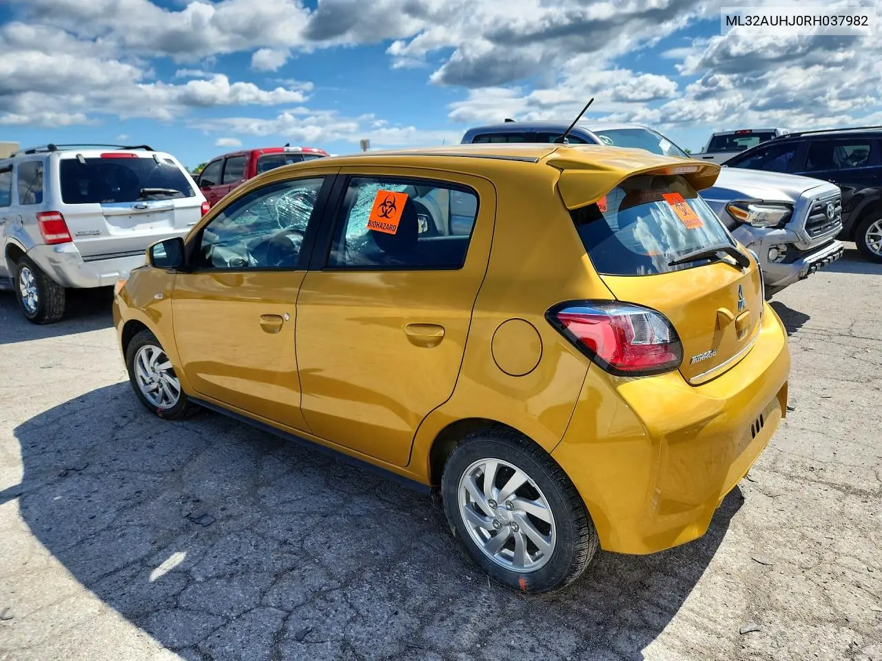 2024 Mitsubishi Mirage Es VIN: ML32AUHJ0RH037982 Lot: 56527096