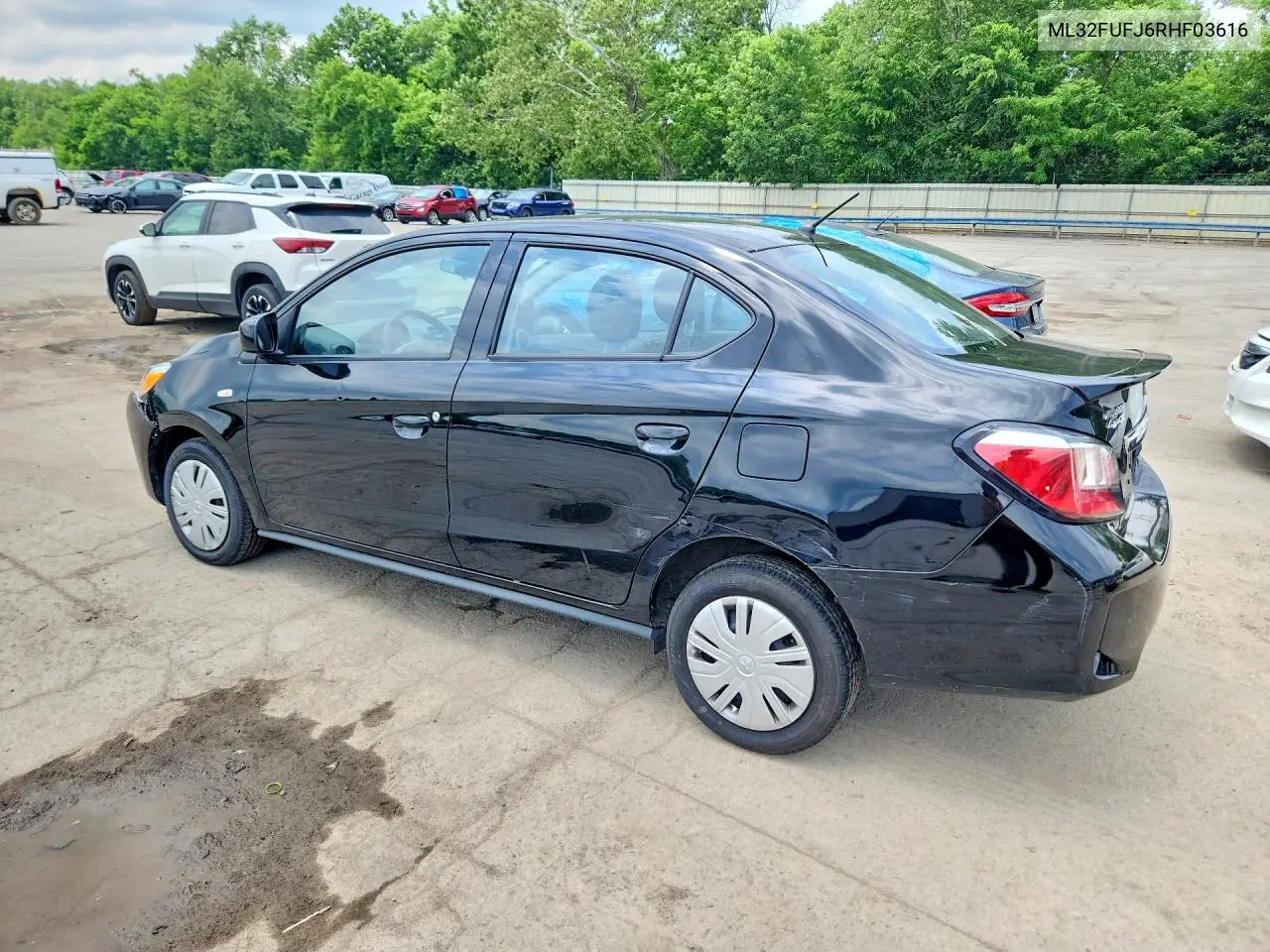 2024 Mitsubishi Mirage G4 Es VIN: ML32FUFJ6RHF03616 Lot: 56600936