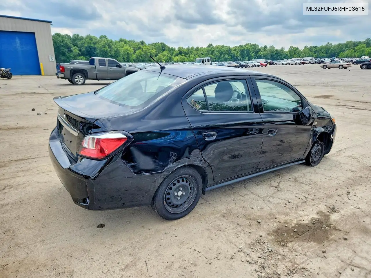 2024 Mitsubishi Mirage G4 Es VIN: ML32FUFJ6RHF03616 Lot: 56600936