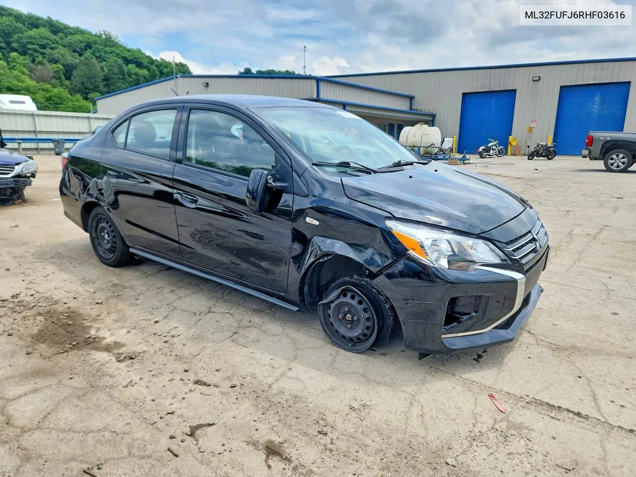 2024 Mitsubishi Mirage G4 Es VIN: ML32FUFJ6RHF03616 Lot: 56600936