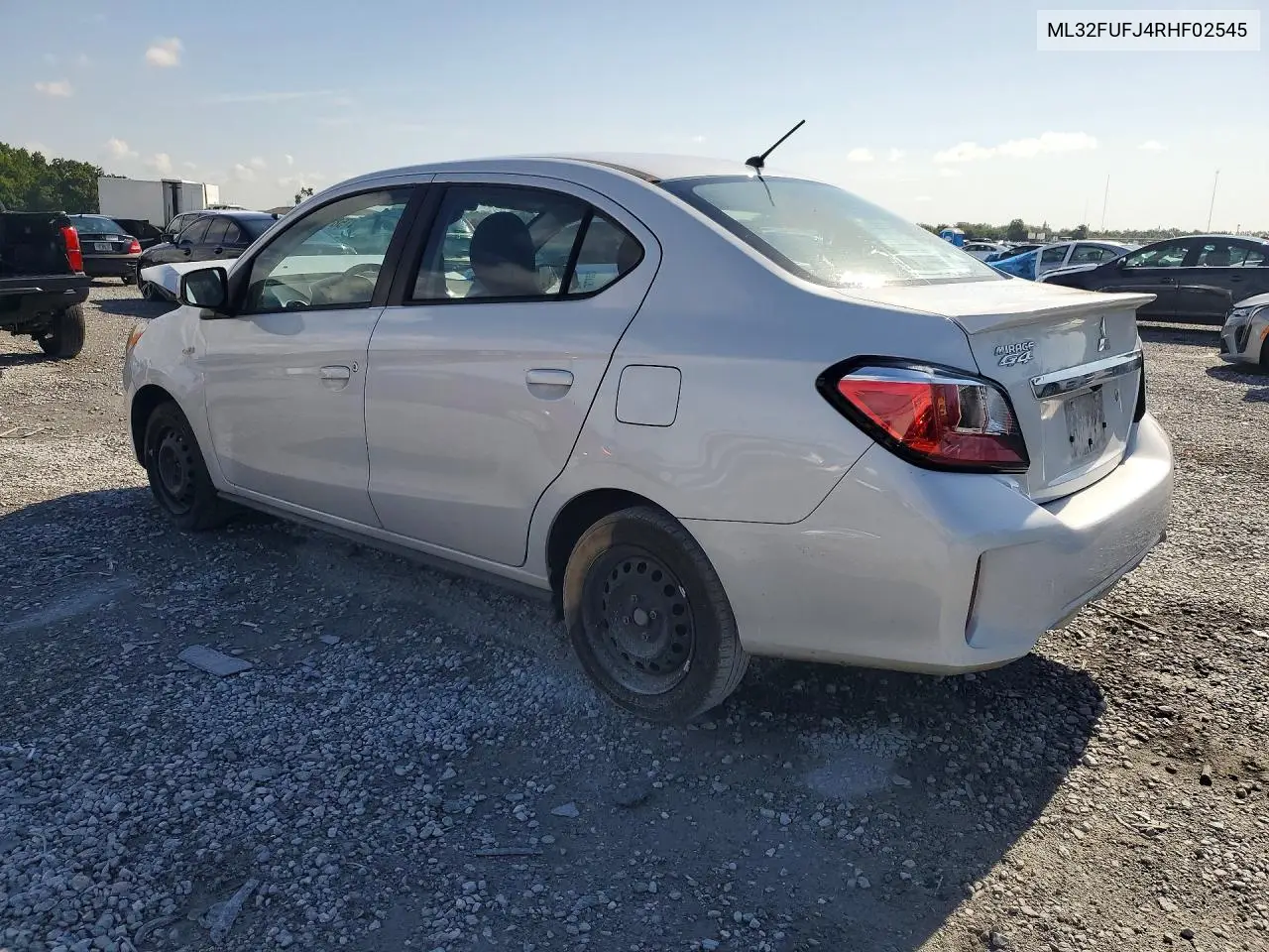 2024 Mitsubishi Mirage G4 Es VIN: ML32FUFJ4RHF02545 Lot: 58156246