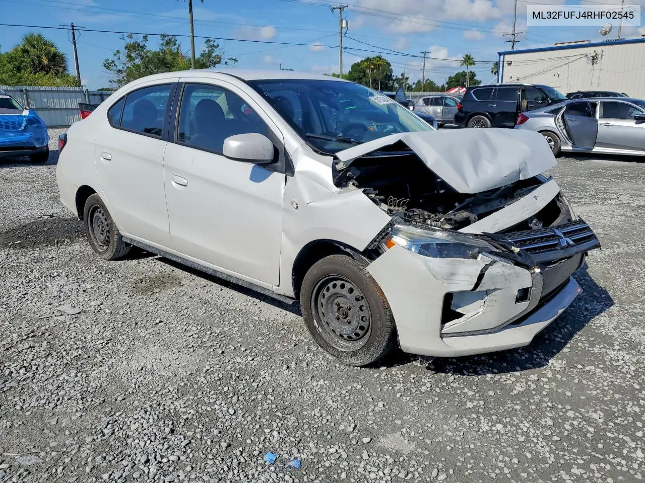 2024 Mitsubishi Mirage G4 Es VIN: ML32FUFJ4RHF02545 Lot: 58156246