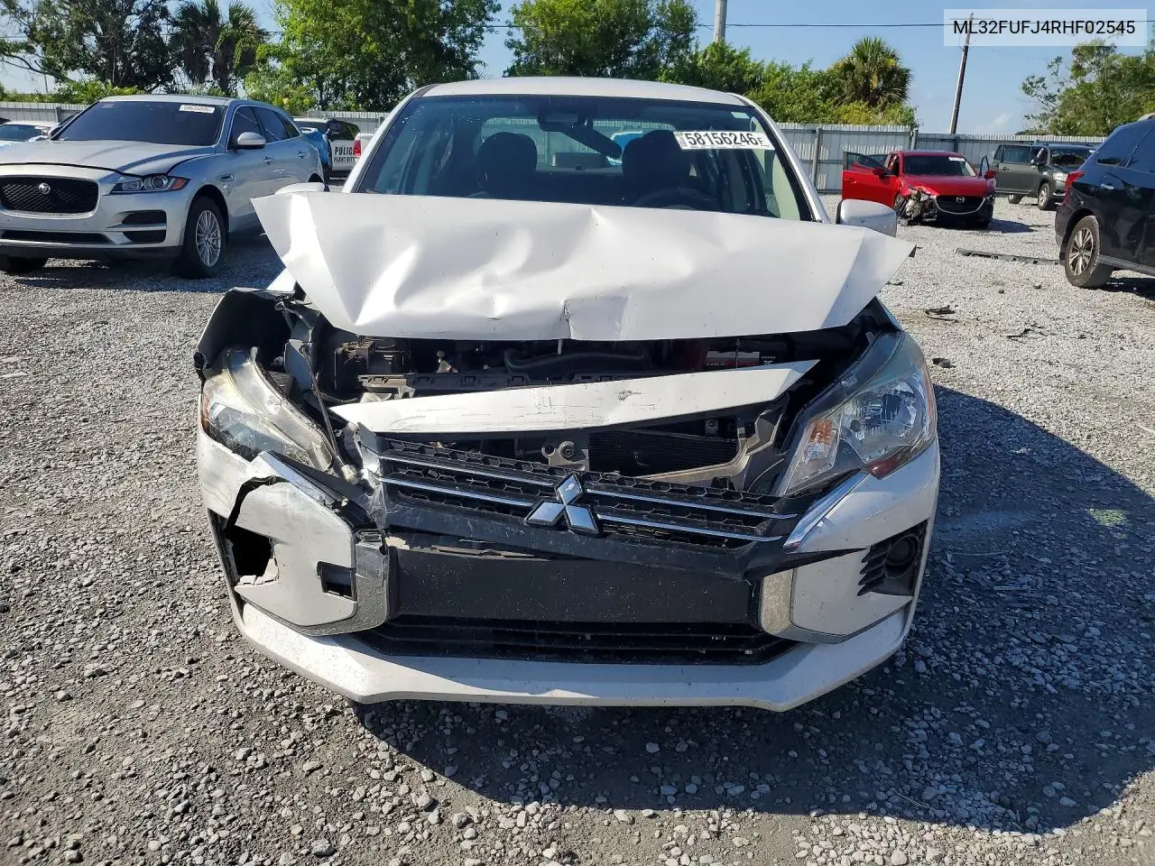 2024 Mitsubishi Mirage G4 Es VIN: ML32FUFJ4RHF02545 Lot: 58156246