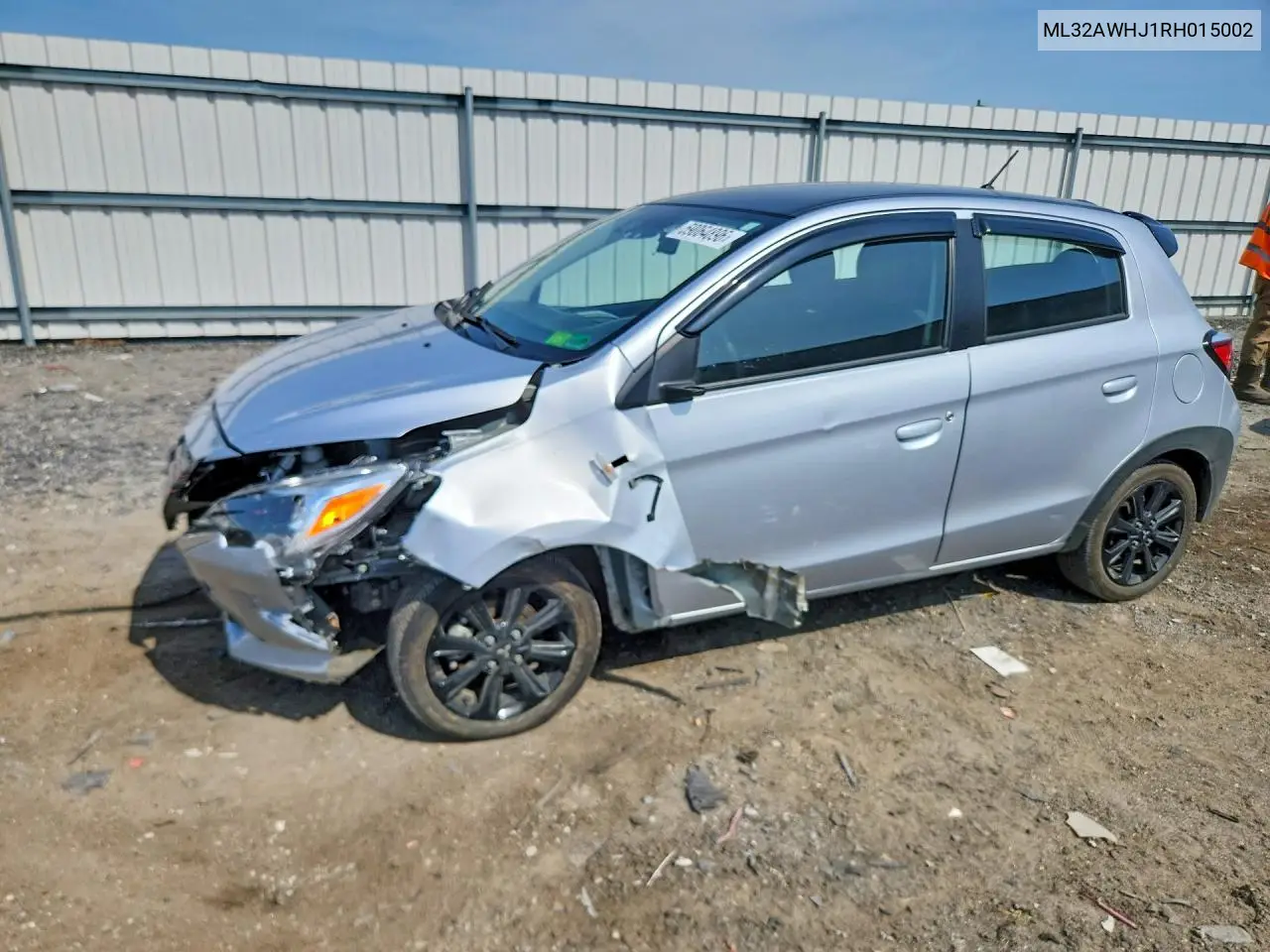 2024 Mitsubishi Mirage Se VIN: ML32AWHJ1RH015002 Lot: 59064896