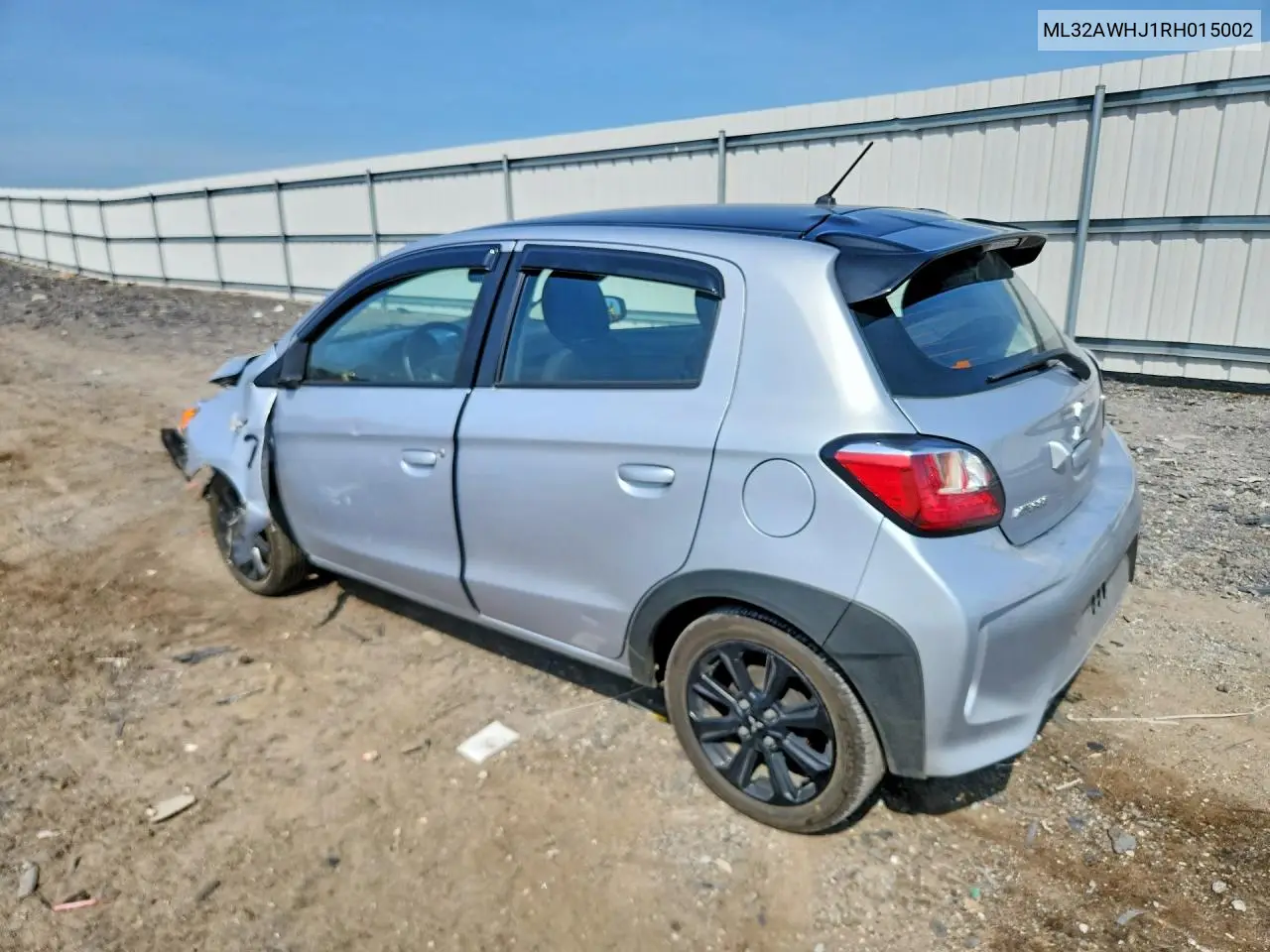2024 Mitsubishi Mirage Se VIN: ML32AWHJ1RH015002 Lot: 59064896