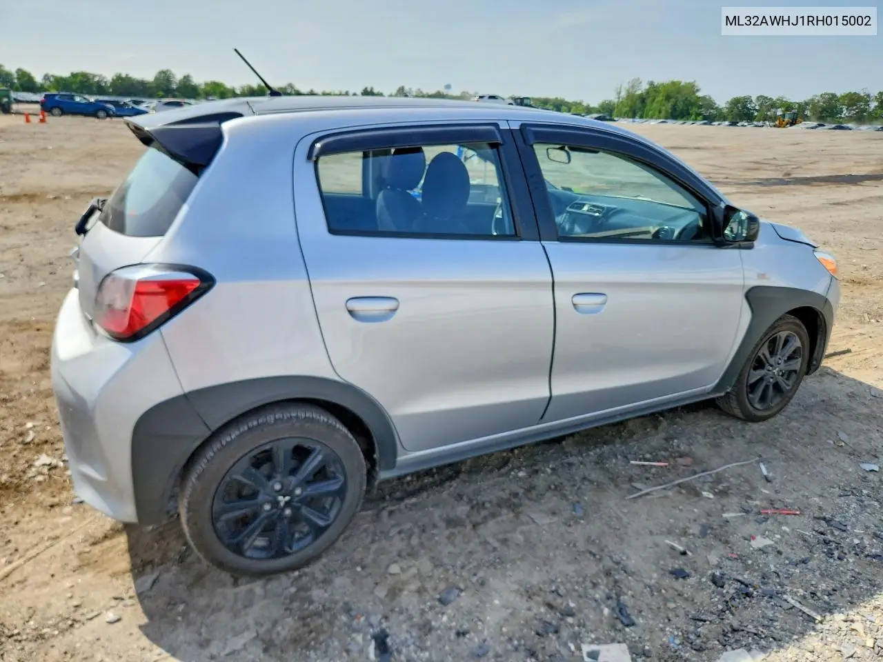 2024 Mitsubishi Mirage Se VIN: ML32AWHJ1RH015002 Lot: 59064896