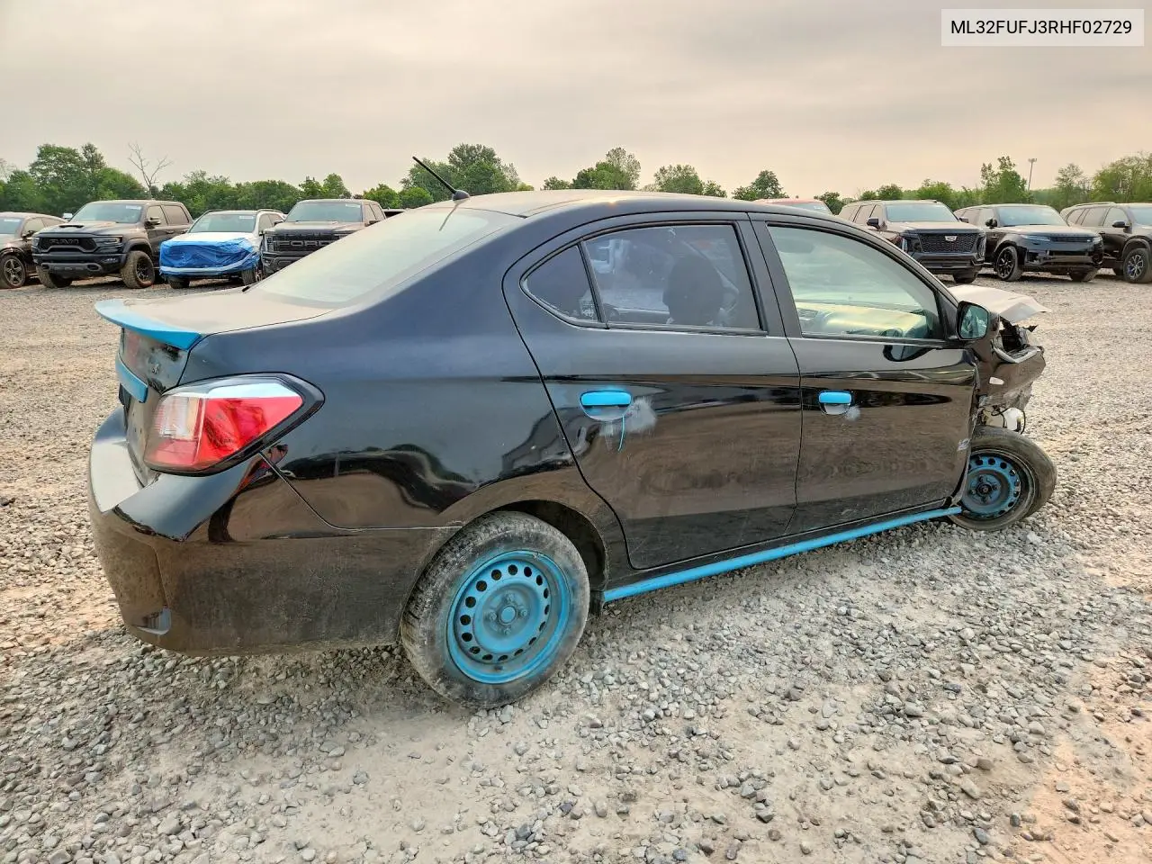 2024 Mitsubishi Mirage G4 Es VIN: ML32FUFJ3RHF02729 Lot: 59131646