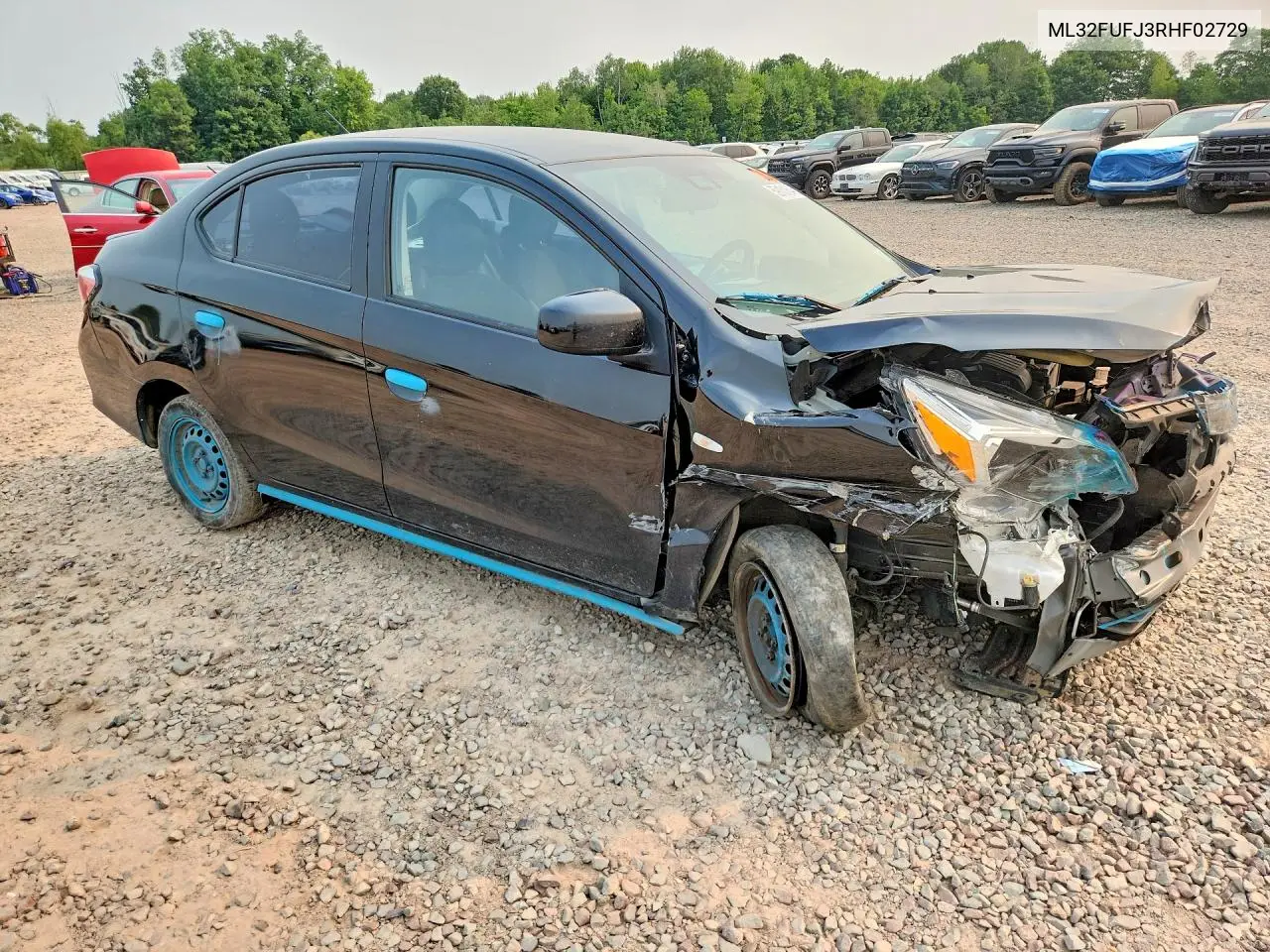 2024 Mitsubishi Mirage G4 Es VIN: ML32FUFJ3RHF02729 Lot: 59131646