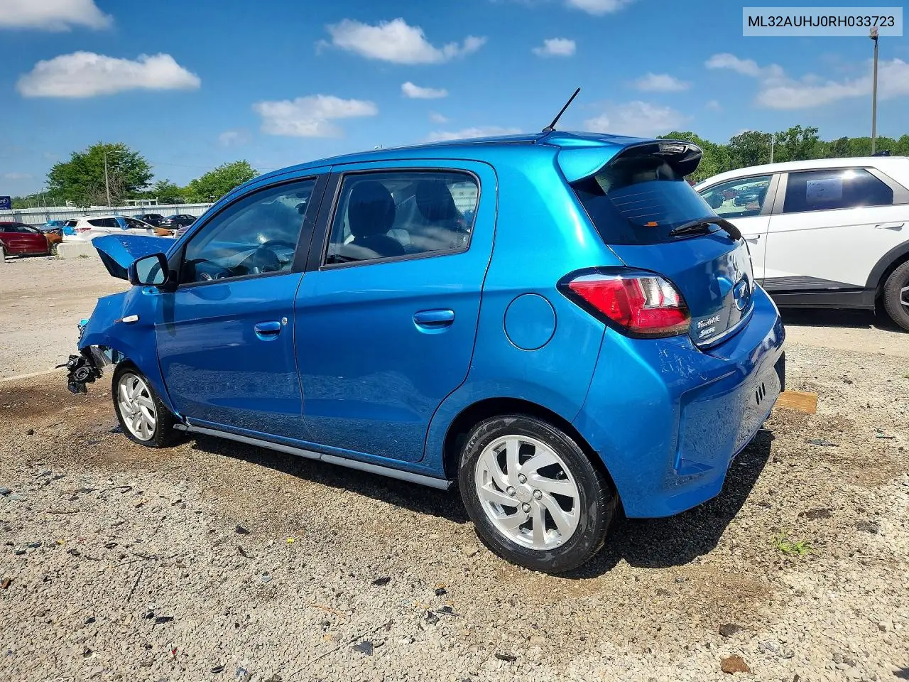 2024 Mitsubishi Mirage Es/Le VIN: ML32AUHJ0RH033723 Lot: 59357756