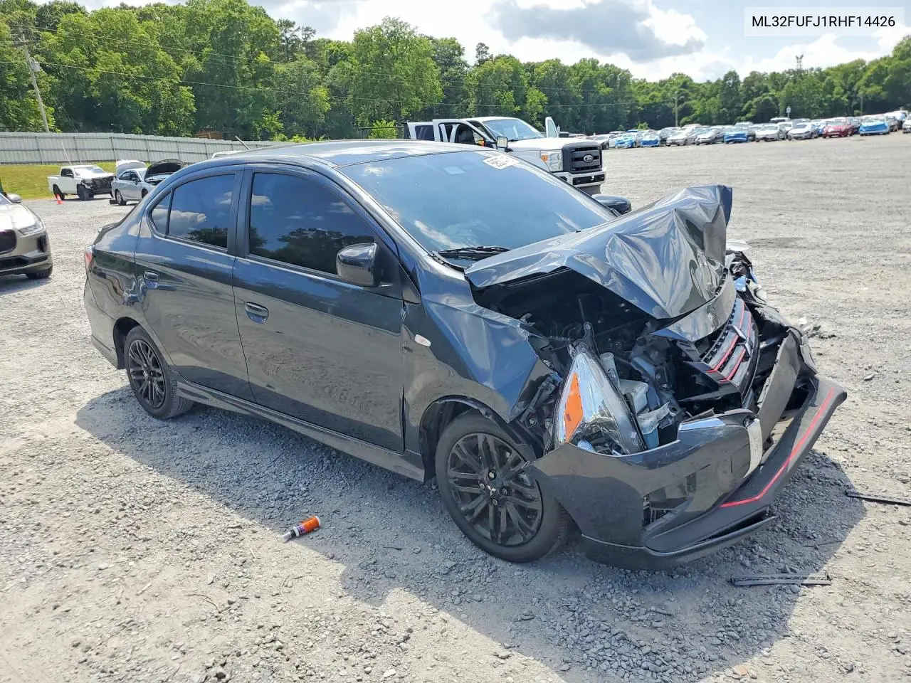 2024 Mitsubishi Mirage G4 Es VIN: ML32FUFJ1RHF14426 Lot: 59537416