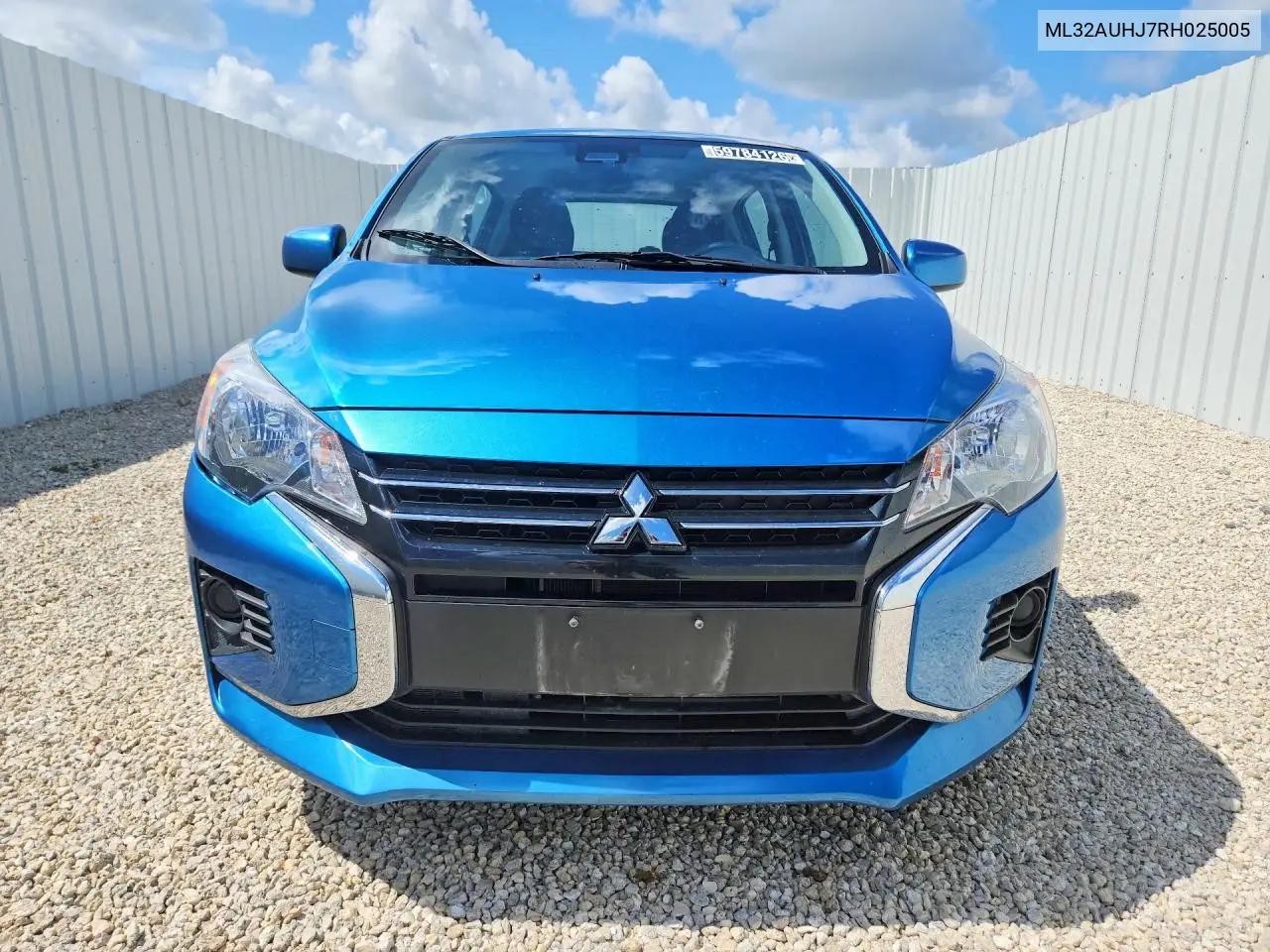 2024 Mitsubishi Mirage Es VIN: ML32AUHJ7RH025005 Lot: 59784126