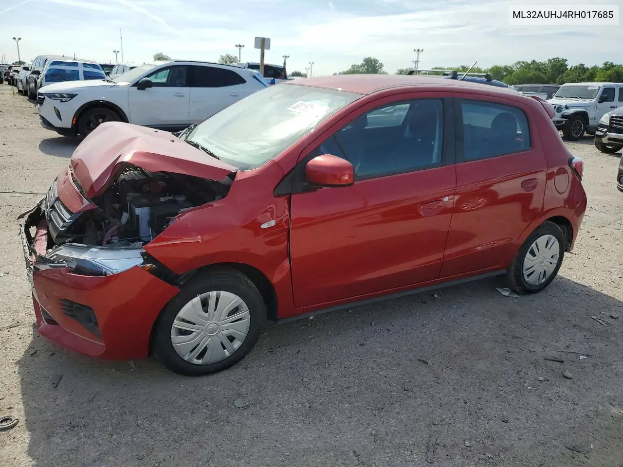 2024 Mitsubishi Mirage Es VIN: ML32AUHJ4RH017685 Lot: 60150546